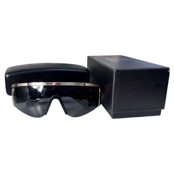 VERSACE MOD.2197 1000/6G TRIBUTE COLLECTION Black &‎ Gold New Women's Sunglasses - Picture 1 of 9